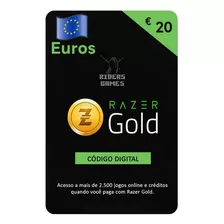 Cartão Presente Pré-pago Razer Gold 20 Euros Digital