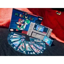 3 Super Mario World (somente Caixa+berço!) Sem Jogo
