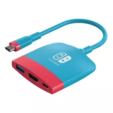 Adaptador Hub Dock Tv Para Nintendo Switch 4k 60hz Usbc Hdmi