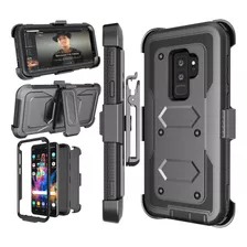 Funda Njjex For Galaxy S9 Plus W/ Kickstand And Holder Premi