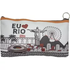 Kit 4 Necessaire Personalizada Lembrança Do Rio De Janeiro