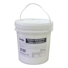 Massa Moldavel Fibra Cerâmica Reparos De Trincas Fornos 4kg