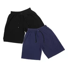 Kit 2 Bermuda Shorts Verão Menino Confortável Simples