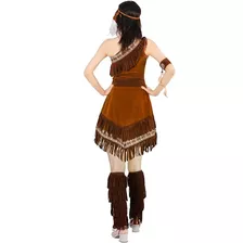 Tvakkera Disfraz De Mujer India Nativa Americana Asch
