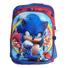 Mochila Escolar 3d - Sonic 2