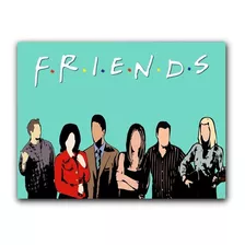 Placa Mdf 20 Cm X 30 Cm - Friends (bd11)