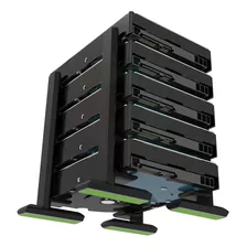 Suporte Rack Externo E Vertical Para Até 5 Hd 3.5 Organizado