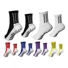 2 Pares Meia Antiderrapante Infantil Juvenil Futsocks 