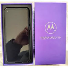 Motorola One Action, Impecable, 128 Gb, 4 Gb Ram, Blanco + Protector