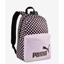 Mochila Puma Original Negra Con Rosa