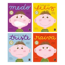 Coleção Sentimentos E Emoções: Quando Me Sinto Triste, Com Raiva, Com Medo E Feliz, De James Misse. Editora Pé Da Letra, Capa Mole, 1° Edição Em Português, 2021