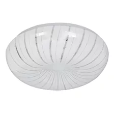 Luminario Led Plafón Decorativo 15w Luz Cálida, Truper 48209 Color Blanco