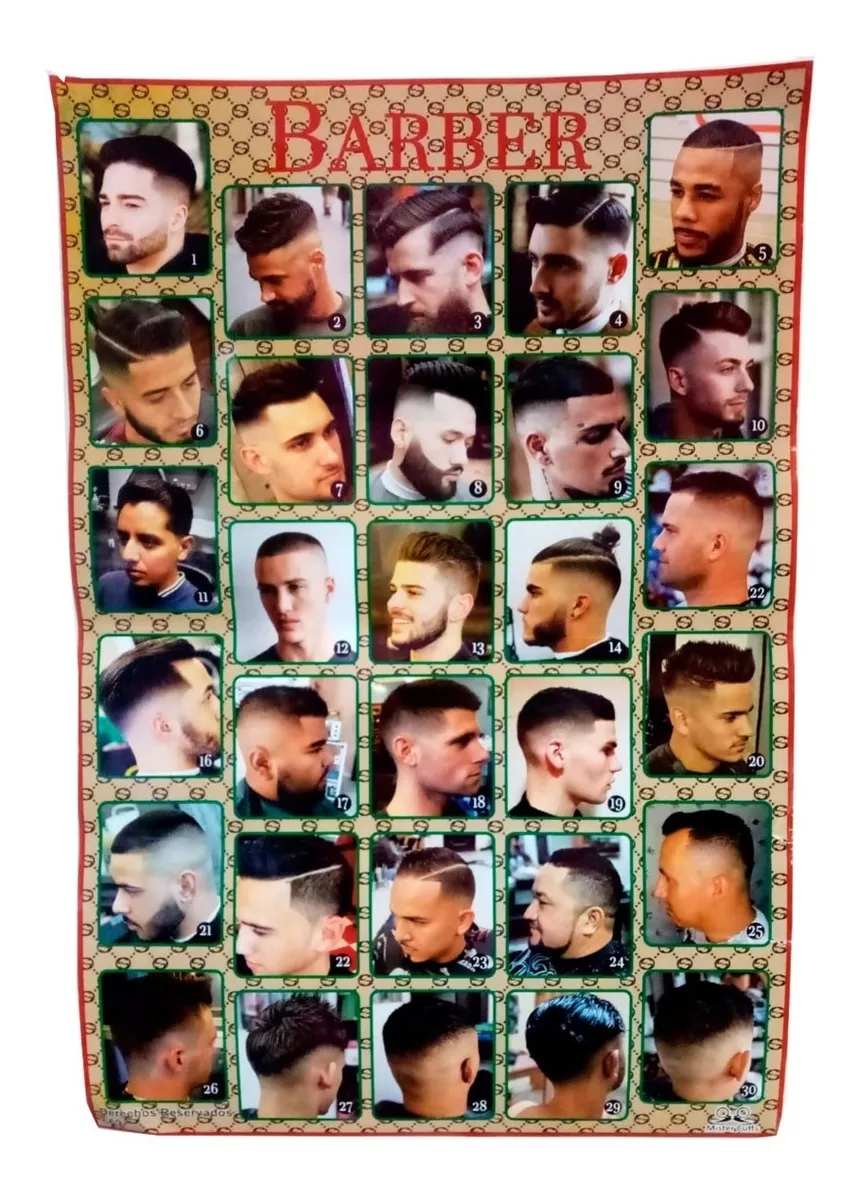 Poster/ Decoración De Cortes Para Barbershop
