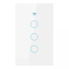 Apagador Inteligente Wifi Triple Blanco Smartlife Alexa