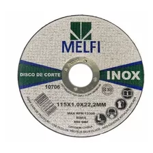 10 Discos De Corte Para Aço Inox Extra Fino 115x 1.0x 22,2mm
