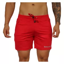 Pantaloneta, Short Largo Medio De Gym, Casual De Hombre 