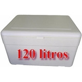 2 Caixa TÃ©rmica D Isopor Capacidade 120 Litros C/dreno
