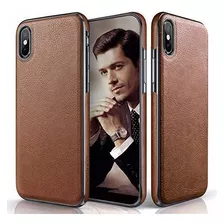 Para Xs Max Funda Premium Leather Slim Luxury Flexible...