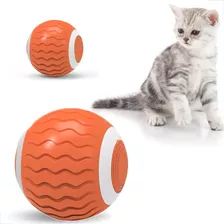  Bola Giratória Inteligente Brinquedo Pet Gato Silicone Usb