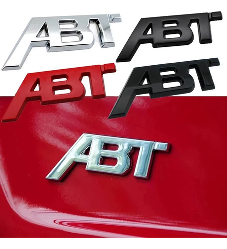 Para Volkswagen A3 A5 Q5 Q7 Tt Rs 3d Metal Abt Logo Badge Foto 4