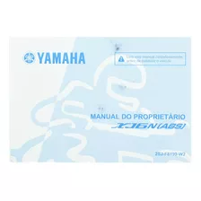 Manual Do Proprietário Xj6n 15-19 Original Yamaha