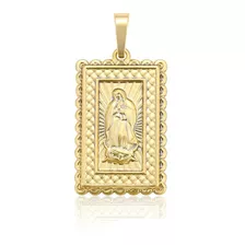 Medalla Oro 14k Lam Virgen De Guadalupe Católico Regalo 