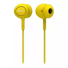 Audifonos Remax Rm-515 3.5 Mm Stereo In-ear Mic Amarillo