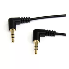 Cable De Audio Startech 3,5mm Escuadra 90 Cms, Mu3mms2ra