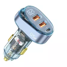 Cargador Rapido 2 Usb Y 1 Tipo C De 125w Para Auto Ph Ventas