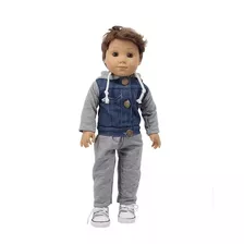 Ropita De Muñeca Conjunto De Varón Muñecos Campera Jean