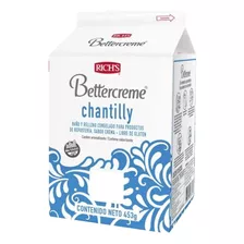 Crema Chantilly Cobertura Bettercreme Rich Sin Tacc 453g