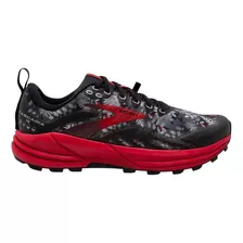 Tenis Brooks Cascadia 16 Sasquatch Hombre Black/red Road Run