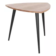 Mesa De Comedor Ovalo De 90 Cm Roble