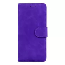 Funda De Teléfono De Piel Estampada En Color Sólido Para Inf