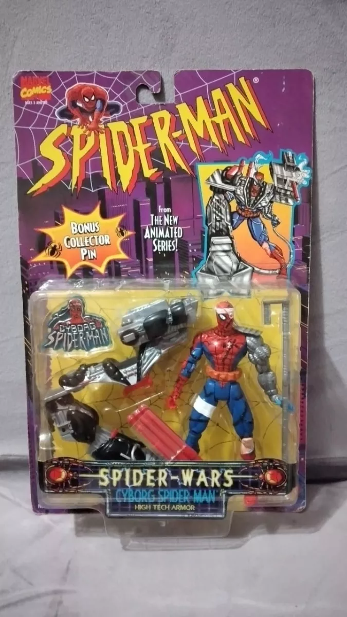 Cyborg Spiderman Toybiz Figura De Accion 6  Pulgadas