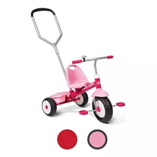 Radio Volante Deluxe Steer And Stroll Trike, Rosa