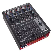 Dj-tech Ddm 2000 Usb Professional 4-channel Usb Dj Mixer