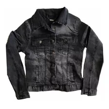 Carola Denim Jacket Clásica Chamarra Clásica Color Gris