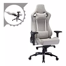 Cadeira Gamer Escritório Ergonômico Giratório Cinza King