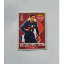 Lámina Mundial Qatar2022 Extra Stickers Dorada R. Varane