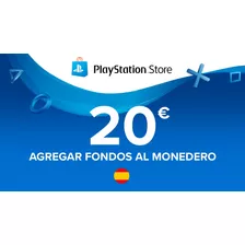 Tarjeta Playstation Store Psn Gift Card España 20 Euros