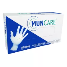 Caja Guantes Examen Latex Desechables X 100 Unds. Muncare