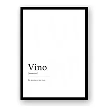 Poster Imprimible Vino Definicion Poster Decorativo Vino