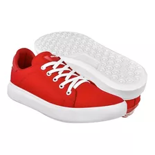 Tenis Casuales Para Caballero What´s Up 00835246414 Rojo