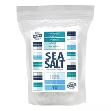 Sal Marinho Sea Salt Natural - 100% Integral 01kg (1 Kg)