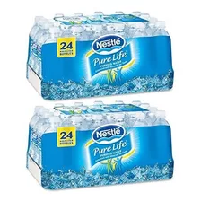 Nestlé Pure Life Agua Purificada, 16,9 Oz Botellas, 2 Casos 