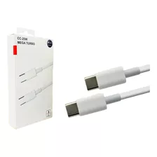 Cable Tipo C - Tipo C 100w Carga Rápida Mega Turbo Cc-25w