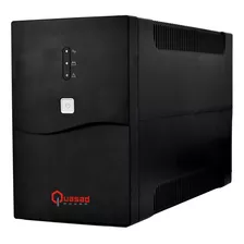 Ups Regulador Quasad 2000va 1200w 10 Tomas Qups-2020ch Black Color Negro