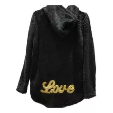 Campera Con Capucha De Mujer De Peluche