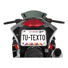 Placas Metálicas Moto Decorativas Personalizadas Estados